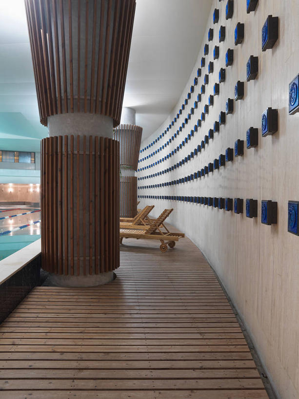 无人,游泳池,露台,竖图,室内,阳台,北京,亚洲,球袋,柱子,墙,硬木,露天阳台