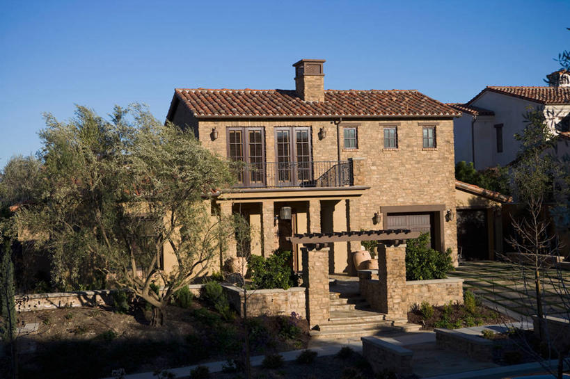 无人,家,栏杆,横图,室外,白天,建筑,日光,美国,房屋,车道,穹顶,北美,加利福尼亚,当代