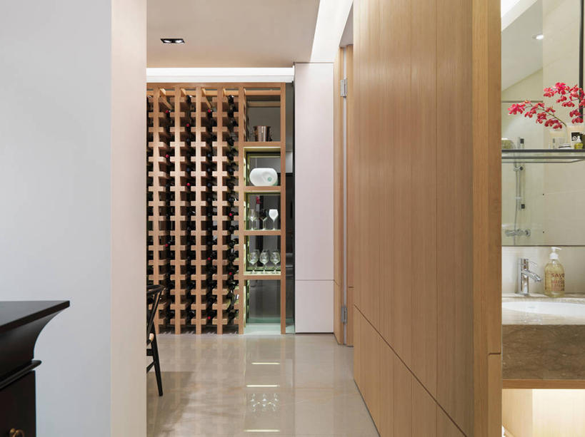 无人,家,横图,室内,建筑,台湾,亚洲,木制,公寓,酒架,现代,建造,台北,当代