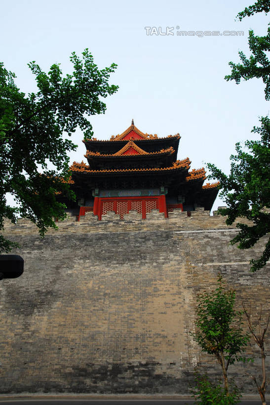 无人,故宫,竖图,室外,白天,仰视,旅游,度假,名胜古迹,植物,标志建筑,地标,建筑,北京,中国,亚洲,阴影,遗迹,光线,影子,墙,首都,古迹,文物,娱乐,建设,城墙,古建筑,角楼,墙壁,墙面,树,树木,蓝色,绿色,蓝天,天空,阳光,自然,紫禁城,天,享受,休闲,旅游胜地,放松,城楼,生长,晴朗,成长,坚硬,防御,古文明,东亚,万里无云,中华人民共和国,东城区,北京市,京,北平,华北地区,门楼,坚固,晴空,晴空万里,彩图,低角度拍摄,故宫博物院,北京紫禁城,北京故宫,shwf1