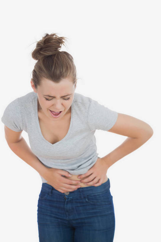 西方人,一个人,站,闭眼,摸,竖图,室内,白天,白色背景,正面,欧洲,欧洲人,仅一个年轻女性,仅一个女性,仅一个人,抚摸,服装,裤子,牛仔裤,休闲装,衣服,站着,张嘴,休闲,疼痛,休闲服,摄影,服饰,影棚,痛苦,张大嘴巴,年轻女性,女人,女性,白种人,张开嘴,闭眼睛,闭着眼,闭着眼睛,触摸,接触,站立,半身,彩图,影棚拍摄,拍摄,胃疼,胃痛