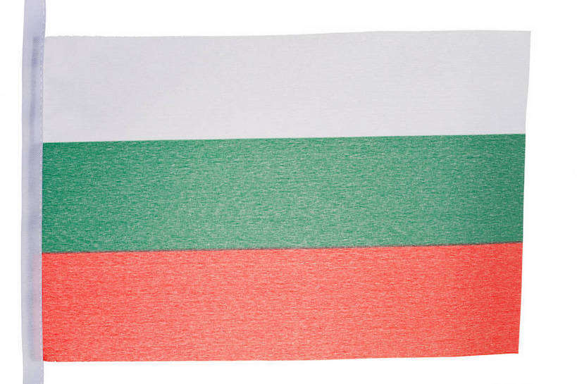 无人,横图,室内,特写,白天,白色背景,正面,静物,旗帜,国旗,一面,阴影,反射,影子,红色,绿色,白色,摄影,影棚,旗,彩图,影棚拍摄,拍摄,三色旗,保加利亚国旗