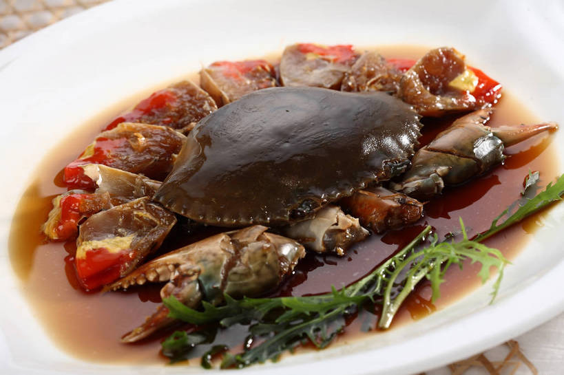 蟹,无人,横图,俯视,室内,特写,白天,烹饪,中餐,餐桌,桌子,蔬菜,餐具,叶子,阴影,新鲜,反射,螃蟹,碟子,盘,影子,肉,料理,食品,绿叶,蟹肉,菜肴,美食,肉类,食物,一个,绿色,白色,盘子,碟,中式,嫩叶,佳肴,有机食品,绿色食品,单个,餐台,中华料理,肉食,芝麻菜,德国芥菜,火箭生莱,芸芥,芝麻叶,紫花南芥,甲壳动物,叶,叶片,彩图,高角度拍摄,火箭菜,醉蟹,shjb1