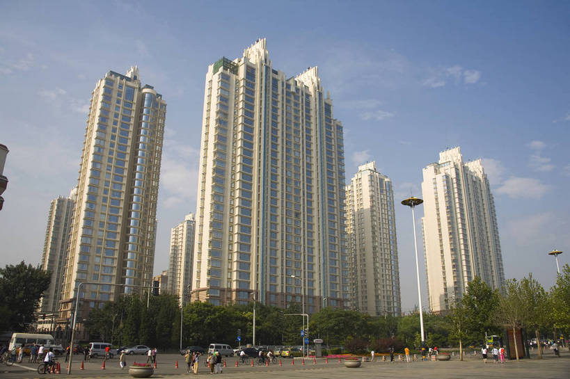 横图,彩色,室外,白天,仰视,建筑,北京,中国,亚洲,房屋,楼,屋子,公寓,楼房,建筑物,住宅,摄影,中国文化,东亚,发展,中华人民共和国,发达,彩图,房子,高楼,传统文化,bj174