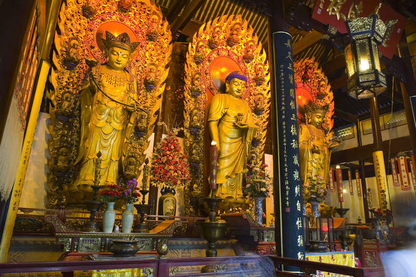 寺庙,横图,彩色,白天,旅游,上海,中国,亚洲,民俗,旅游胜地,摄影,中国文化,东亚,龙华寺,中华人民共和国,旅行,传统文化,bj174