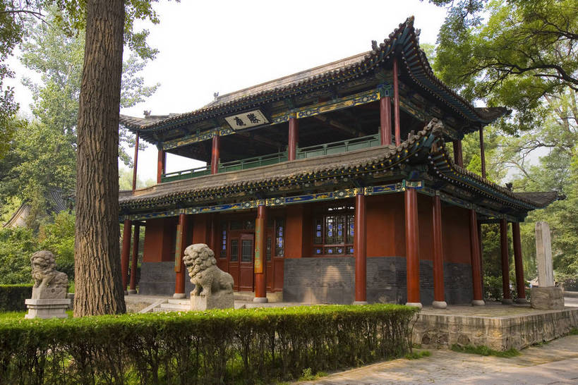 横图,彩色,旅游,建筑,中国,亚洲,彩绘,雕刻,书法,楼阁,木,历史,传统,木刻,古代,石狮,摄影,祠堂,园林,东亚,山西,山西省,中华人民共和国,华北地区,省会,太原,太原市,晋,朝代,古远,金庙,彩图,旅行,目的地,房子,庙,晋祠,晋王祠,唐叔虞祠,北魏,魏朝,胜瀛楼,单一,bj174