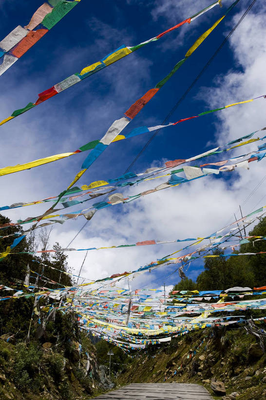 竖图,室外,白天,名胜古迹,旗帜,中国,亚洲,节日,文化,西藏,经幡,少数民族,民族,自然,祈祷,祈福,健康,旅游胜地,许愿,摄影,宗教,信仰,纪念,祈求,色彩斑斓,祷告,自然风光,东亚,经文,藏传佛教,中华人民共和国,平安,彩图,中国少数民族,巴松措,bj174