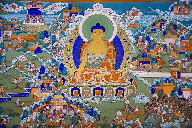 寺庙,横图,彩色,室内,旅游,绘画,名胜古迹,标志建筑,地标,建筑,中国,亚洲,朝拜,节日,民俗,鲜艳,彩绘,图片,文化遗产,建筑群,文化,建设,佛,壁画,虔诚,祈祷,健康,许愿,摄影,宗教,佛教,信仰,古代建筑,纪念,祈求,祭祀,中国文化,参观,东亚,甘肃省,藏传佛教,拉卜楞寺,中华人民共和国,甘南,释教,夏河,平安,旅行,游览,庙,寺,传统文化,bj174