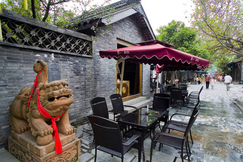 横图,彩色,室外,白天,旅游,标志建筑,地标,建筑,中国,亚洲,庭院,建筑群,院子,古典,建设,休闲,摄影,四川省,茶座,东亚,四川,成都,成都市,中华人民共和国,省会,西南地区,川,宽窄巷子,青羊区,旅行,bj174