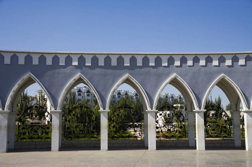 无人,横图,彩色,室外,特写,白天,旅游,度假,名胜古迹,城市风光,标志建筑,地标,建筑,上海,中国,亚洲,遗迹,古迹,文物,娱乐,建设,古建筑,享受,休闲,旅游胜地,放松,摄影,申,宝山区,古文明,东亚,宁夏,银川,上海市,中华人民共和国,沪,华东地区,民族建筑,旅行,宝山,星月广场,星月国际商务广场,bj174