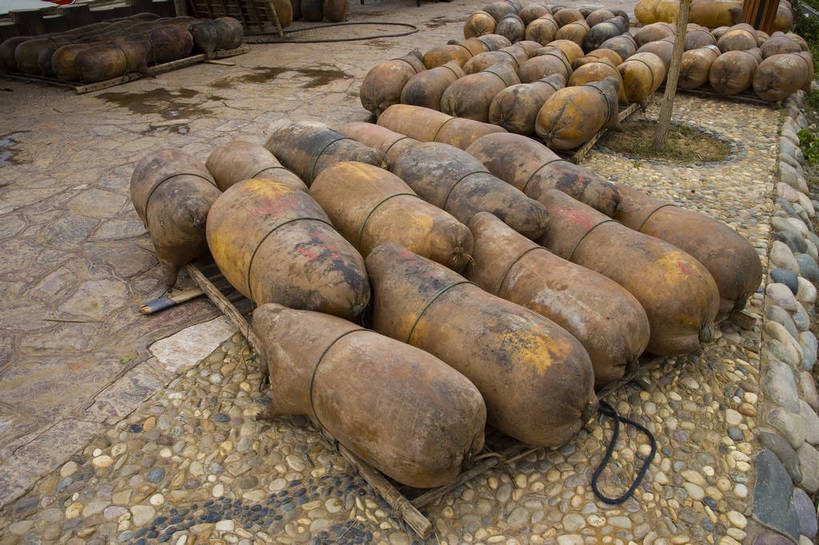 无人,横图,彩色,室外,白天,中国,亚洲,皮革,交通工具,运输,摄影,载具,筏子,东亚,宁夏,沙坡头,中卫,中华人民共和国,猪皮筏,bj174