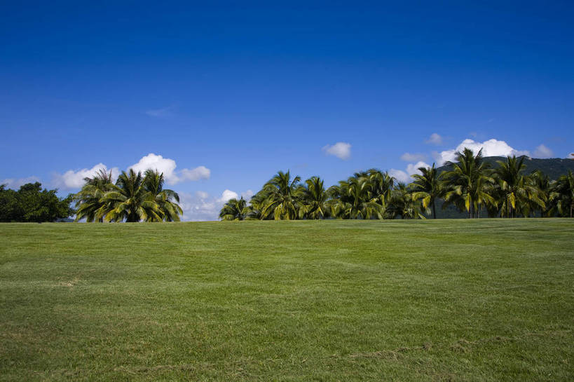 无人,公园,横图,彩色,室外,白天,旅游,草坪,树林,三亚,中国,亚洲,景观,园艺,海湾,海南,天空,绿地,休闲,旅游胜地,摄影,海南省,度假村,东亚,三亚市,中华人民共和国,华南地区,琼,旅行,亚龙湾,亚龙湾国家旅游度假区,三亚凯莱度假酒店,bj174