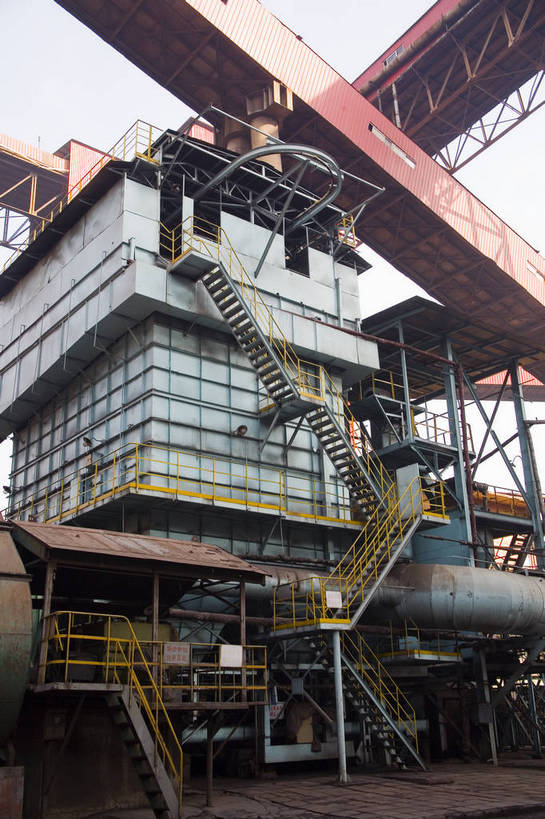 无人,工厂,竖图,彩色,室外,特写,白天,北京,中国,亚洲,工具,设备,管道,竖,工业,摄影,厂房,东亚,中华人民共和国,首钢,bj174