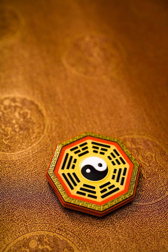 无人,竖图,彩色,室内,静物,中国,图片,艺术品,装饰品,一个,饰品,竖,摄影,单个,太极,中国文化,八卦,东亚,影棚拍摄,传统文化,传统节日,bj174