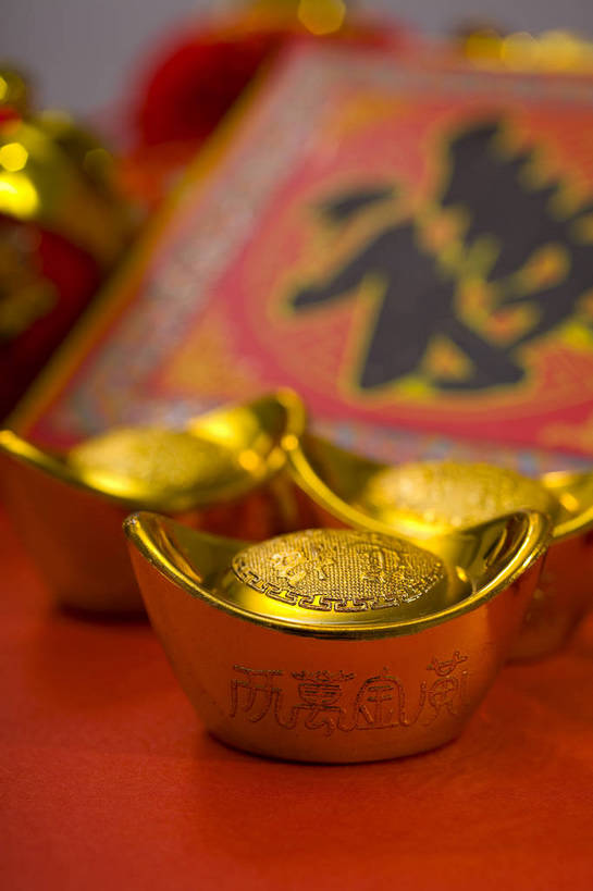 无人,竖图,彩色,室内,静物,中国,许多,装饰,罐,图片,艺术品,很多,盒子,装饰品,中国结,多个,竖,财富,摄影,礼品,中国文化,东亚,福,影棚拍摄,元宝,传统文化,bj174