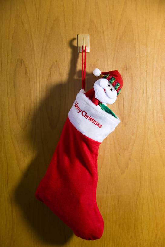 无人,竖图,彩色,室内,静物,中国,圣诞老人,装饰,图片,艺术品,圣诞,袜子,装饰品,一个,竖,摄影,礼品,单个,东亚,影棚拍摄,bj174