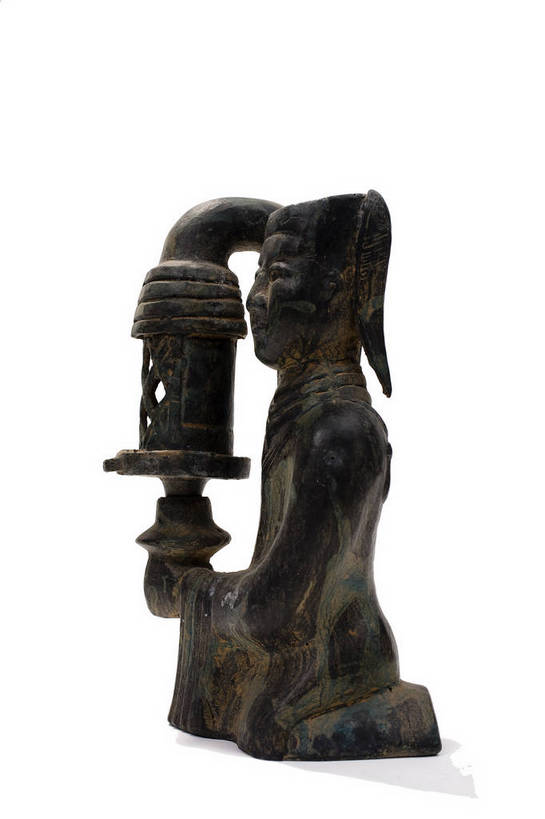 竖图,彩色,静物,金属制品,中国,金属,雕刻,图片,文化遗产,艺术品,历史,文物,装饰品,古代,一个,摄影,单个,古董,中国文化,东亚,青铜,青铜器,古远,古代文明,美术工艺,影棚拍摄,传统文化,青铜制品,长信宫灯,西汉长信宫灯,bj174