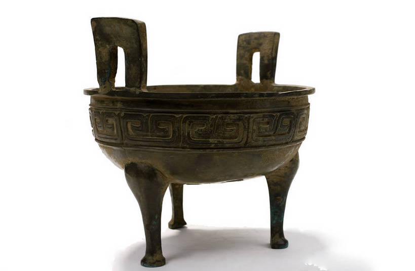 横图,彩色,静物,中国,雕刻,图片,文化遗产,艺术品,历史,文物,装饰品,古代,一个,摄影,单个,古董,鼎,中国文化,用具,器具,铜器,东亚,青铜器,古远,古代文明,美术工艺,影棚拍摄,青铜炊器,青铜鼎,传统文化,bj174