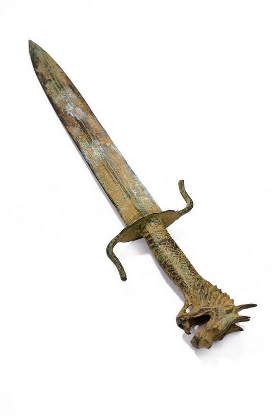 竖图,彩色,静物,中国,雕刻,图片,文化遗产,艺术品,历史,文物,装饰品,古代,一个,摄影,单个,古董,剑,中国文化,宝剑,东亚,青铜器,古远,古代文明,美术工艺,影棚拍摄,传统文化,bj174