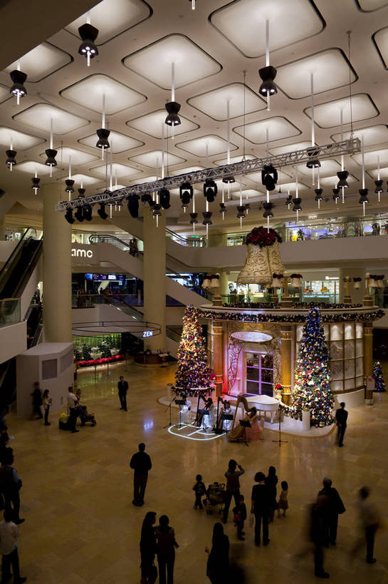 竖图,彩色,室内,白天,购物,旅游,度假,名胜古迹,标志建筑,地标,建筑,商场,礼物,香港,中国,节日,遗迹,图片,扶梯,马车,圣诞,古迹,文物,娱乐,建设,现代,古建筑,享受,休闲,喜庆,旅游胜地,放松,生活方式,公共设施,文明,气氛,古文明,繁荣,购物中心,太古广场,bj174