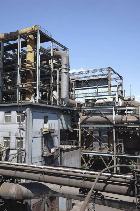 无人,工厂,竖图,室外,白天,旅游,北京,中国,设备,现代,工业,经济,冶炼,东亚,繁荣,炼钢,旅行,制造厂,生产工厂,首钢,高炉,冶炼设备,bj174