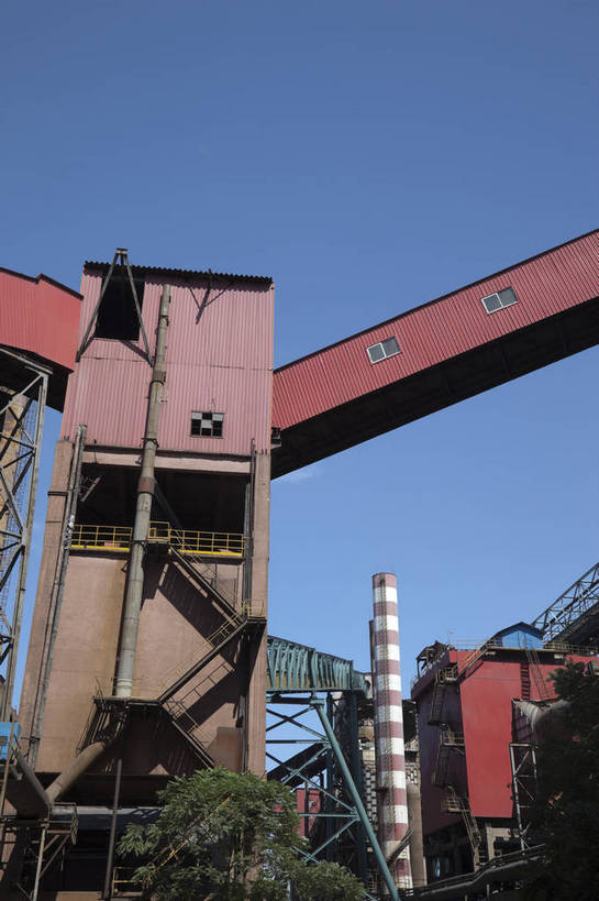 无人,工厂,竖图,室外,白天,旅游,北京,中国,设备,现代,工业,经济,冶炼,东亚,繁荣,炼钢,旅行,制造厂,生产工厂,首钢,高炉,冶炼设备,bj174