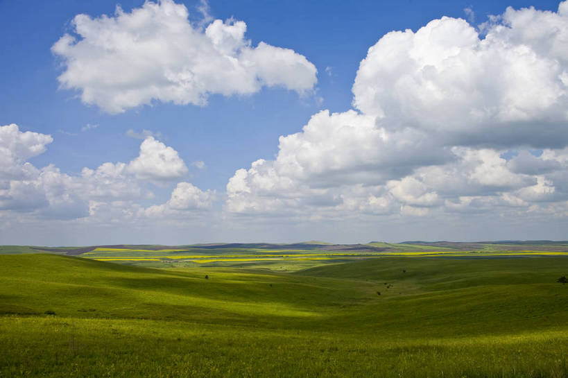 无人,横图,彩色,室外,白天,草地,草原,田园,中国,亚洲,图片,白云,天空,自然,蒙,摄影,风光,空旷,原野,东亚,内蒙古,中华人民共和国,华北地区,内蒙古自治区,阿尔山,bj174