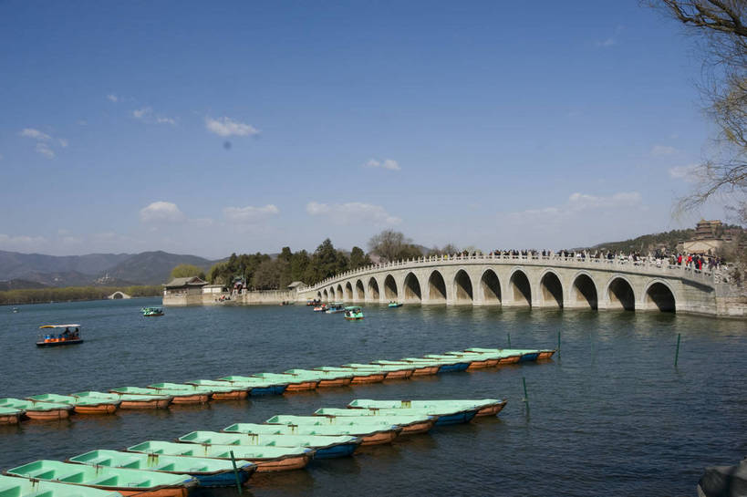 摄影师,颐和园,横图,彩色,室外,白天,旅游,北京,中国,亚洲,许多,游人,古老,壮观,湖面,辽阔,文化,东方,游船,排列,白云,风景,蓝天,远景,安静,晴天,园林,宁静,空旷,文明,远山,摄像师,万寿山,昆明湖,世界文化遗产,佛香阁,皇家园林,十七孔桥,旅行,bj174