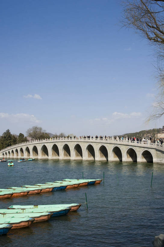 摄影师,颐和园,竖图,彩色,室外,白天,旅游,北京,中国,亚洲,许多,游人,古老,壮观,湖面,辽阔,文化,东方,游船,排列,白云,风景,蓝天,远景,安静,晴天,园林,宁静,空旷,文明,远山,摄像师,万寿山,昆明湖,世界文化遗产,皇家园林,十七孔桥,旅行,bj174