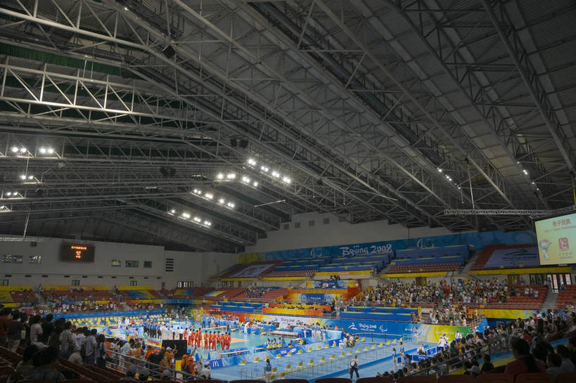 观众,摄影师,体育馆,横图,彩色,室内,白天,锻炼,旅游,快乐,比赛,运动,竞争,城市,建筑,北京,中国,亚洲,云,首都,娱乐,现代化,风景,天,休闲,奥林匹克,奥运,经济,体育运动,东亚,摄像师,海淀区,中华人民共和国,北京市,京,北平,华北地区,体育,健身,奥运会,奥林匹克运动,北京奥运会,2008年北京奥运会,中国农大,中国农业大学,中国农业大学体育馆,bj174