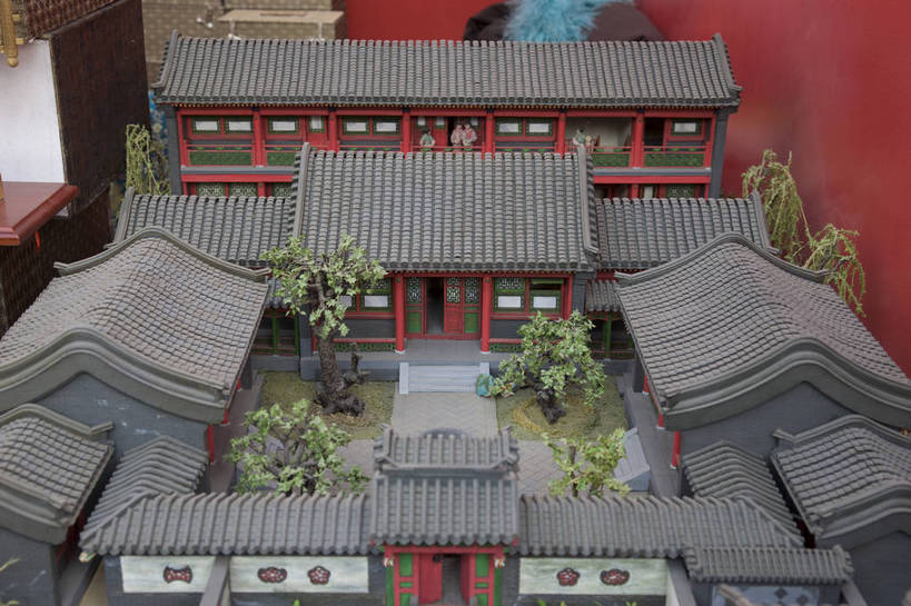 无人,横图,彩色,室外,白天,旅游,北京,中国,亚洲,风俗,节日,民俗,景观,庙会,历史,文化,传统,民族,风景,阳光,祈祷,健康,精神,许愿,宗教,信仰,晴天,纪念,祈求,四合院,仪式,古朴,制度,幽静,平安,庙市,节场,地坛庙会,地坛文化庙会,微缩景观,bj174