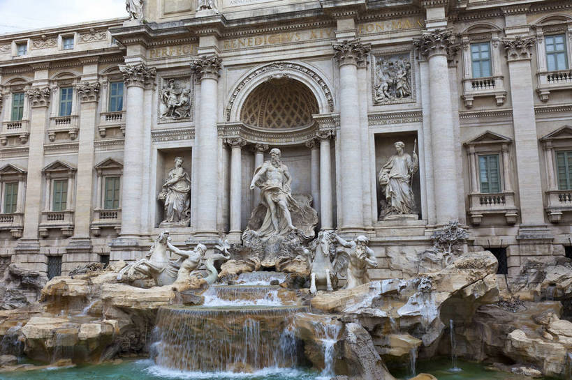 横图,彩色,室外,白天,旅游,度假,名胜古迹,标志建筑,地标,建筑,雕塑,意大利,罗马,遗迹,艺术,雕像,图片,建筑群,古典,古迹,文物,娱乐,建设,古建筑,历史建筑,遗址,地标建筑,享受,休闲,旅游胜地,放松,摄影,文明,古文明,世界文化遗产,许愿池,少女喷泉,许愿泉,古代文明,旅行,传统文化,bj174