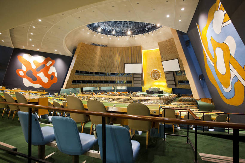 无人,横图,彩色,室内,特写,白天,旅游,度假,名胜古迹,标志建筑,地标,建筑,纽约,美国,遗迹,图片,辉煌,古迹,文物,娱乐,建设,大厅,古建筑,现代建筑,地标建筑,享受,休闲,旅游胜地,放松,摄影,文明,古文明,发展,繁荣,古代文明,联合国大厦,旅行,会场,bj174