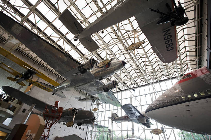 无人,博物馆,横图,彩色,室内,特写,白天,旅游,航天,科技,飞机,建筑,华盛顿,美国,科学,图片,辉煌,设备,航空,现代建筑,旅游胜地,摄影,文明,细节,发展,繁荣,国家航空航天博物馆,试验,旅行,bj174