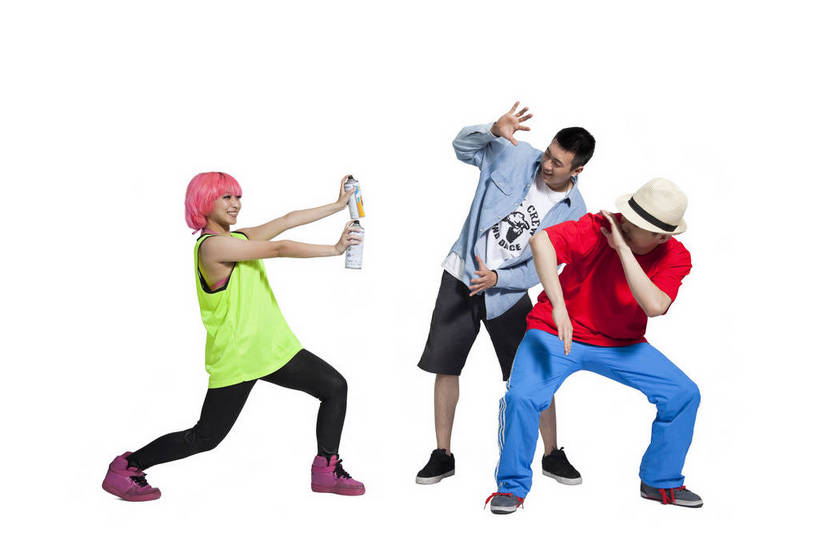 东方人,三个人,伙伴,横图,彩色,室内,白天,正面,侧面,时尚,跳舞,友谊,热情,合作,团队,北京,中国,图片,街头,玩,休闲装,健康,个性,活力,激情,美女,平衡,摄影,技巧,青春,街舞,酷,嘻哈,舞蹈服,弹性,动感,玩笑,技能,友情,男人,男性,年轻男性,年轻女性,女人,女性,亚洲人,中国人,年轻人,全身,影棚拍摄,开心,愉快,舞蹈,bj174