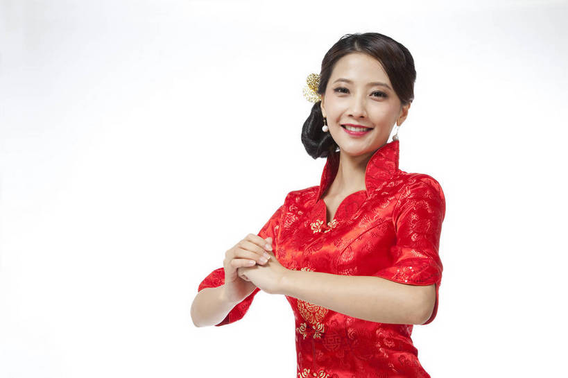东方人,站,笑,横图,彩色,室内,白天,抠图,白色背景,侧面,民族服装,时尚,成功,北京,中国,仅一个人,旗袍,节日,庆祝,图片,古典,文化,传统,庆典,喜庆,成熟,可爱,美女,自信,抱拳,摄影,生活方式,纪念,青春,优雅,乐观,行礼,妖娆,年轻女性,女人,女性,亚洲人,中国人,年轻人,半身,影棚拍摄,礼服,愉快,bj174