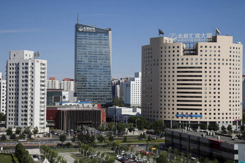 无人,公园,广场,横图,彩色,室外,白天,旅游,办公楼,树林,城市风光,城市,大厦,建筑,北京,中国,图片,建筑群,辉煌,现代建筑,场馆,旅游胜地,摄影,文明,发展,繁荣,旅行,奥林匹克公园,bj174