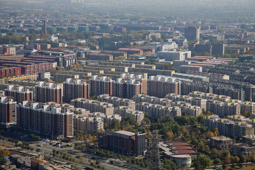 横图,彩色,室外,白天,旅游,美景,北京,中国,亚洲,图片,首都,自然,旅游胜地,摄影,鸟瞰,清新,东亚,森林公园,海淀区,中华人民共和国,北京市,京,北平,华北地区,旅行,高楼,居住区,百望山,bj174