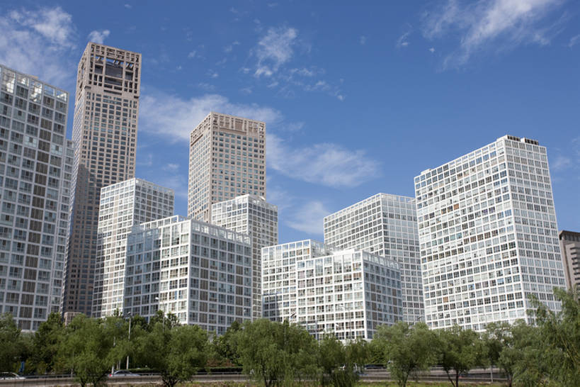 无人,横图,室外,白天,正面,天际线,城市,建筑,摩天大楼,北京,中国,亚洲,云,首都,现代,树,蓝色,天空,摄影,市区,东亚,彩图,全身,北京CBD,bj175