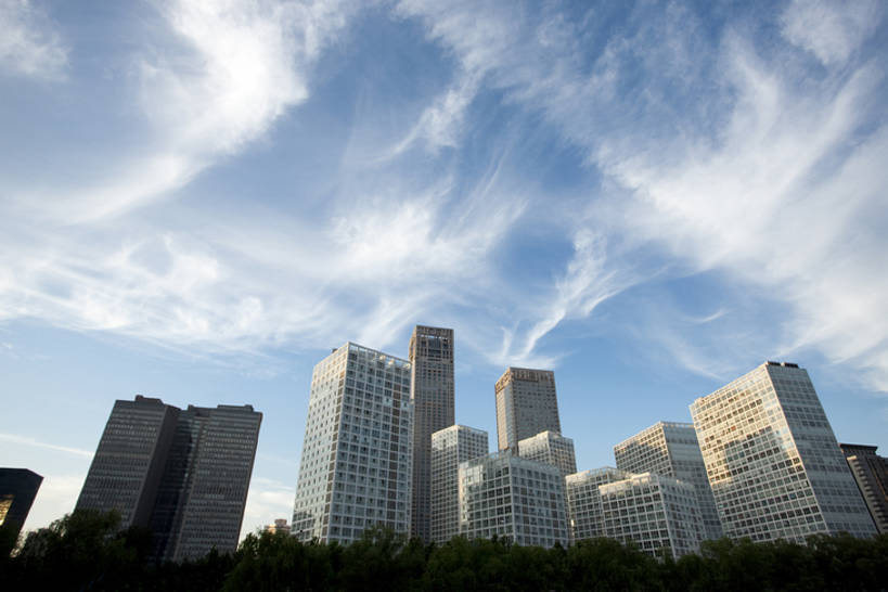 无人,横图,室外,白天,留白,正面,天际线,城市,建筑,摩天大楼,北京,中国,亚洲,云,首都,现代,树,蓝色,天空,摄影,市区,东亚,彩图,全身,北京CBD,bj175