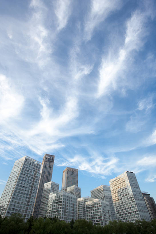 无人,竖图,室外,白天,留白,正面,天际线,城市,建筑,摩天大楼,北京,中国,亚洲,云,首都,现代,树,蓝色,天空,摄影,市区,东亚,彩图,全身,北京CBD,bj175