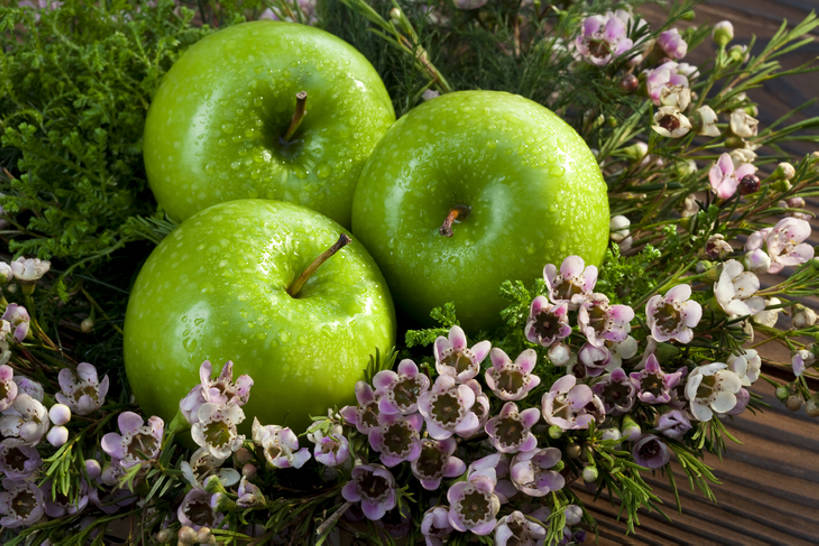 无人,横图,俯视,室内,背景,水,桌子,苹果,静物,水果,中国,丰富,篮子,木材,木纹,食品,饮品,筐,花,食物,饮料,三个,绿色,容器,概念,健康,摄影,多样,简单,可口,东亚,健康食物,适口,彩图,高角度拍摄,bj175