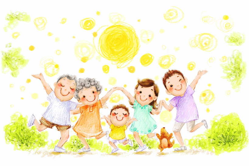 东方人,儿童,成年人,中年人,老年人,家庭,父母,母亲,父亲,儿子,祖父母,祖母,祖父,公园,站,笑,微笑,露齿笑,横图,插画,室外,白天,白色背景,正面,快乐,满意,幸福,纯洁,数码,科技,草地,太阳,宠物,狗,日光,中国,亚洲,五个人,一排,阴影,庆祝,整齐,网络,高光,几何,计算机图形,玩,合成,图画,注视,休闲装,画,排列,小孩,春天,观察,看,站着,休闲,温暖,温馨,一家人,卡通,放松,可爱,乐趣,亲密,童年,童趣,生活方式,观看,电脑合成图,数码合成图,和睦,察看,享乐,合成图,队列,关爱,关注,清新,亲情,户外活动,漫画,童真,东亚,烂漫,无邪,陪同,写实,具体,具象,陪伴,无忧无虑,天真,老年男性,老年女性,男孩,男人,男性,年轻男性,年轻女性,女人,女性,亚洲人,中国人,孩子,年轻人,全家福,闭着眼睛,画画,手牵手,站立,全身,欢乐,深情,舞蹈,融洽,男生,插图,伴随,bj175