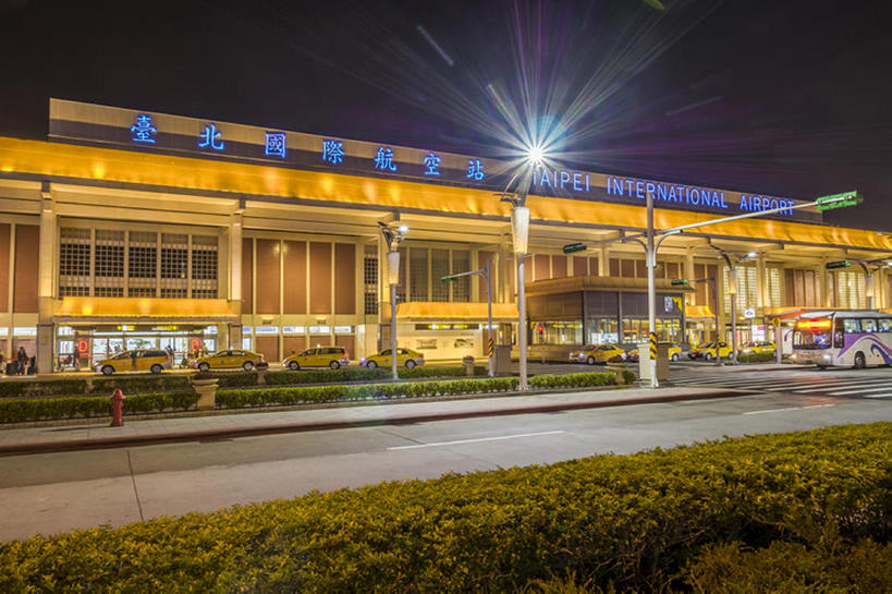 机场,横图,室外,夜晚,出租车,台湾,巴士,运输,台北,bj175