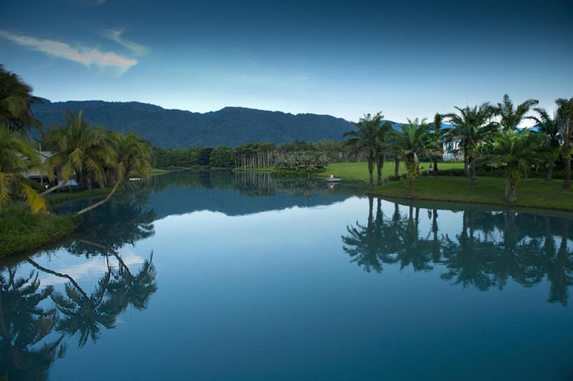 横图,室外,白天,湖,山,棕榈树,台湾,亚洲,反射,树,风景,自然,花莲县,bj175