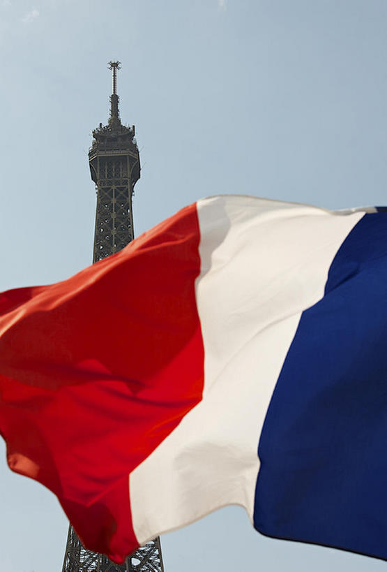 竖图,室外,白天,旗帜,国旗,法国,巴黎,欧洲,艾菲尔铁塔,塔,bj175