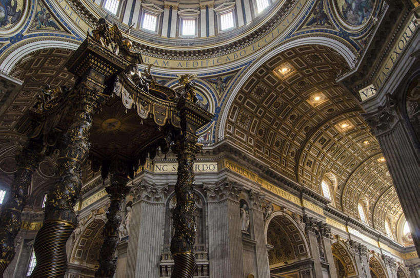 无人,横图,室外,欧洲,文化遗产,世界遗产,建造,梵蒂冈城,圣彼得广场,联合国教科文组织,bj175