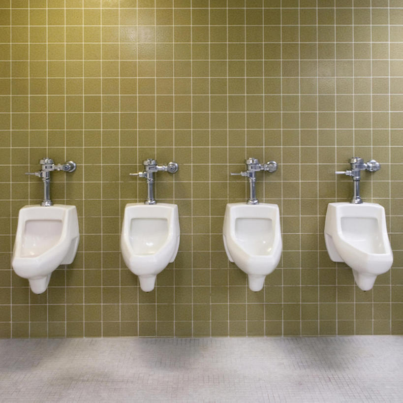 无人,方图,室内,地板,浴室,华盛顿,美国,一排,对称,整齐,瓷砖,墙,干净,排列,摄影,队列,公共厕所,西雅图,厕所,彩图,尿壶,bj175