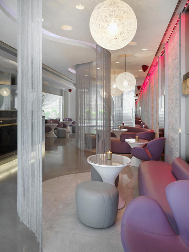 无人,酒吧,竖图,室内,时尚,窗帘,家具,沙发,建筑,酒店,一排,整齐,茶几,干净,现代,吊灯,建筑物,座位,排列,紫色,装饰物,灯具,球体,摄影,电灯,照亮,起居室,舒适,风格,照明设备,队列,房地产,夜总会,设计,彩图,餐馆,当代,细线,bj175