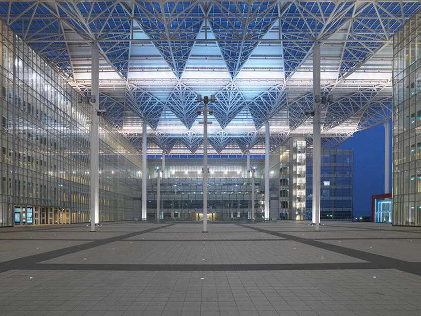 无人,广场,横图,室内,建筑,圆柱,干净,现代,框架,办公大楼,摄影,建造,生活方式,风格,彩图,建筑结构,bj175